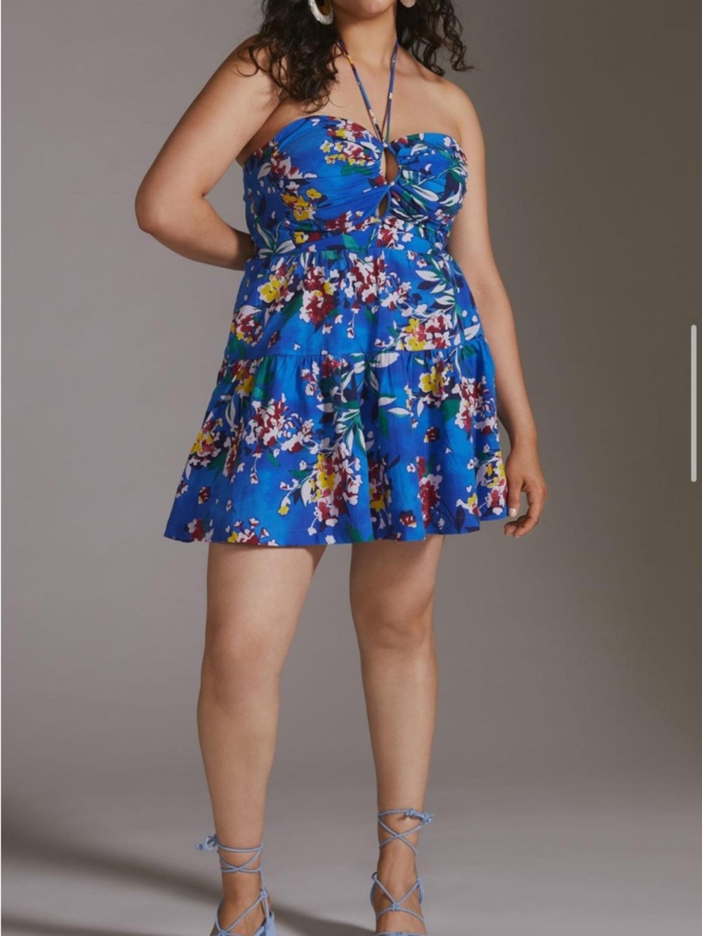 Anthropologie Emily Halter Mini Dress